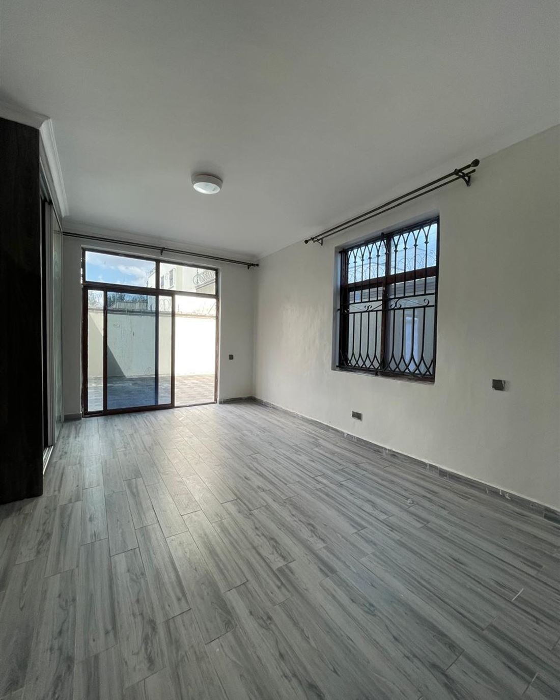 Interior finishing and maintenance work on a managed property